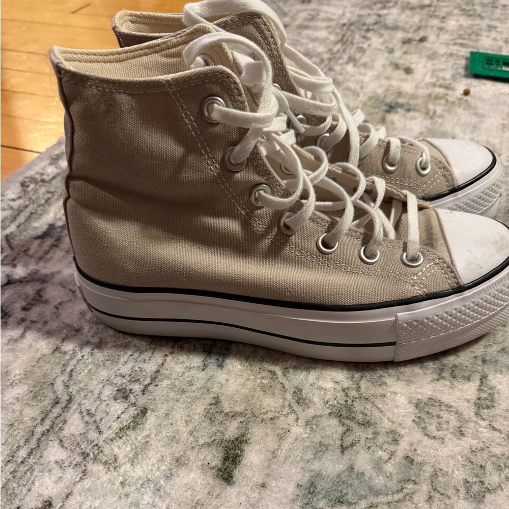 Converse chuck taylor High-Top platform Sneakers - Cream